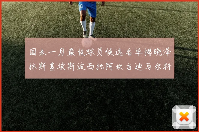 国米一月最佳球员候选名单揭晓泽林斯基埃斯波西托阿坎吉迪马尔科争夺荣誉